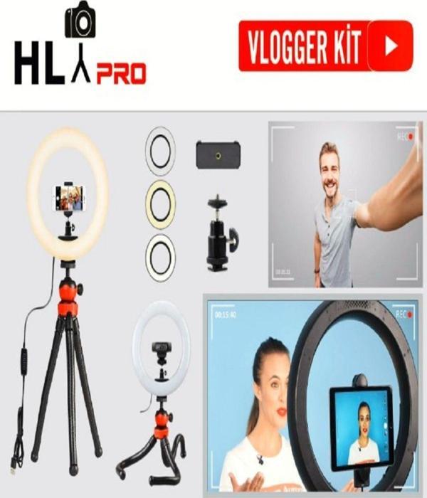 Hlypro Ring Light Vlogger Kit - Image 1
