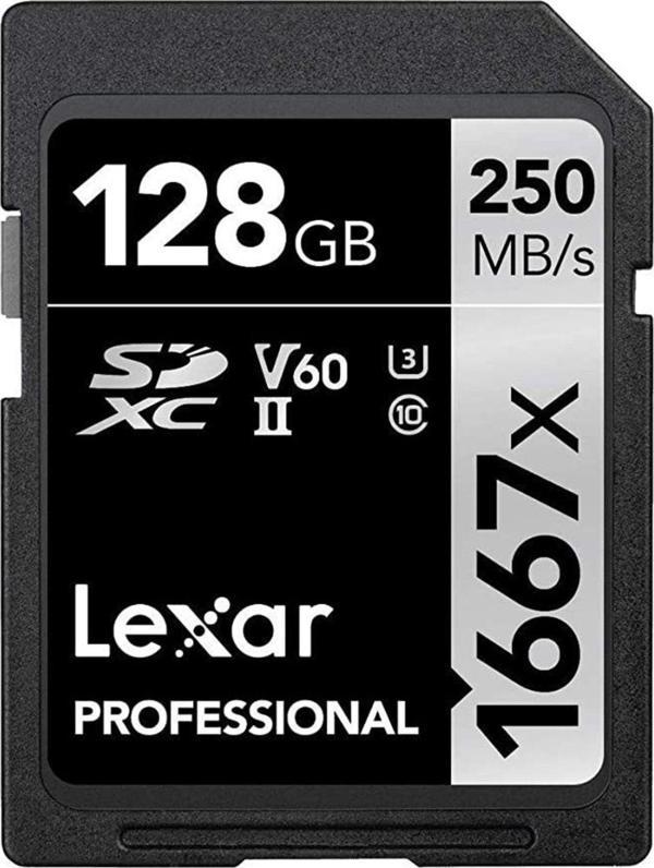Lexar Professional 1667X Sd Kart 128 Gb, Sdxc Uhs-Iı Bellek Kartı, 250Mb/Sn'Ye Kadar Okuma, Sd Card - Image 1