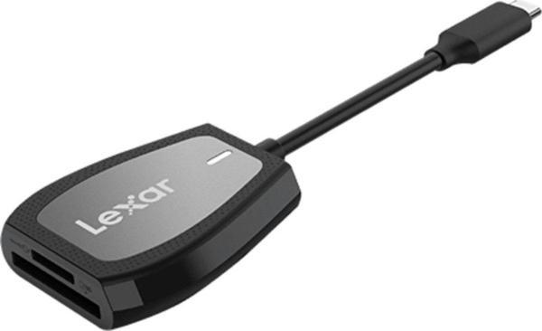 Lexar Professional Usb-C Çift Yuvalı Kart Okuyucu Uyumlu - Image 1