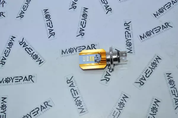 12V H4 LED AMPÜL 3 TIRNAK ÇAKARLI 3 FOKSİYONLU - Image 1