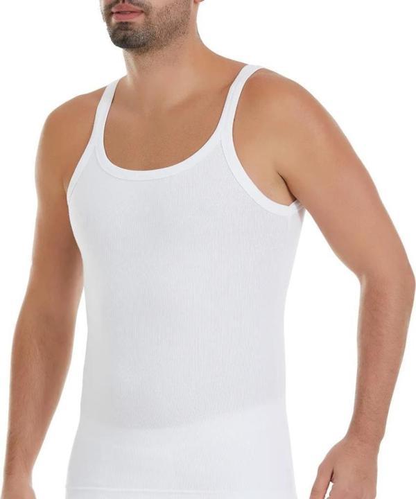 3 Adet Yıldız Erkek Likralı Kaşkorse Askılı Atlet 310-311-312 - Image 1