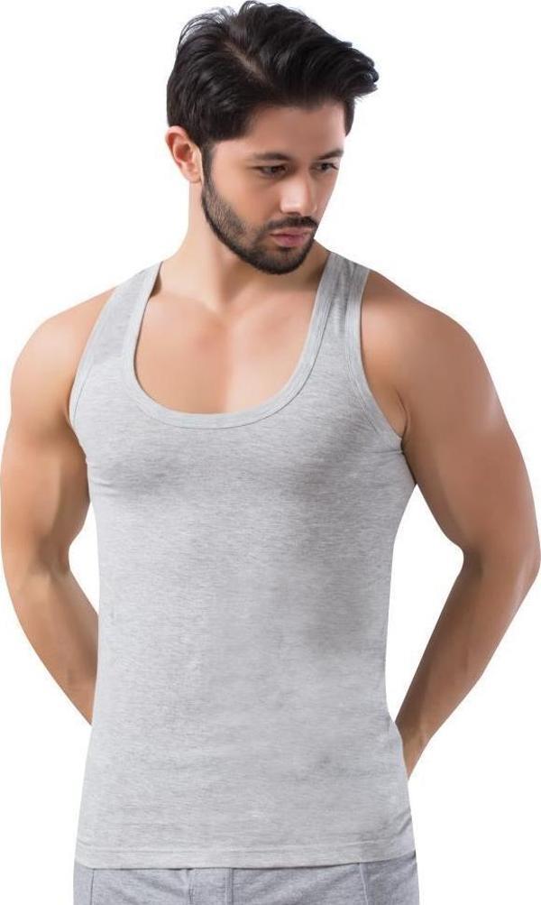 6 Adet Lüx Drm Erkek Pamuklu Penye Atlet Renk Seçenekli 155 - Image 1