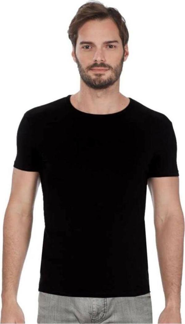 6 Adet Özkan Erkek Modal Yuvarlak Yaka Atlet Fanila 11144 - Image 1