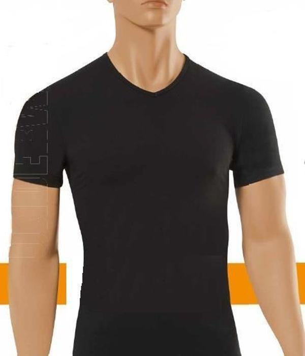 6 Adet Şahin Erkek Modal V Yaka Kısa Kol Fanila Atlet Body 10067 - Image 1