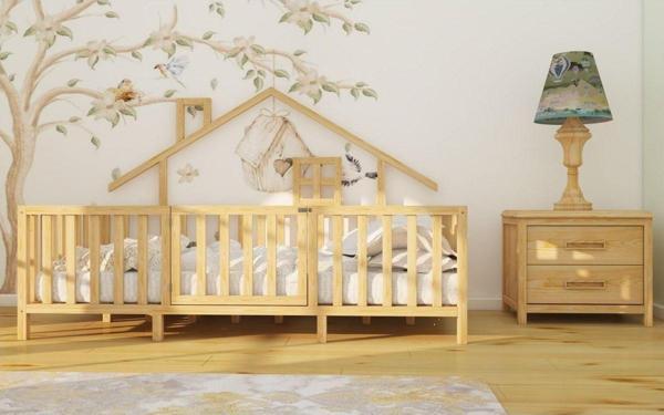 Montessori Boss Alin - Arka Çatılı Montessori Yatak - Image 1