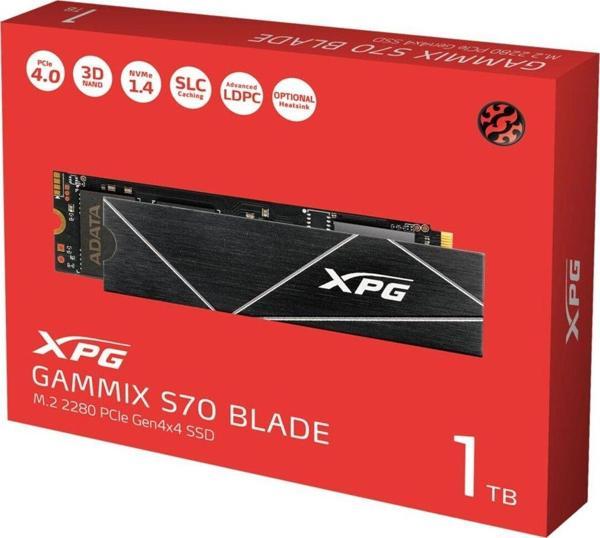 Xpg 1Tb Gammix S70 Blade 7400Mb-S-5500Mb-S Pcie Gen4 X4 M.2 2280 Ssd Harddisk (Ps5 Uyumlu) - Image 1