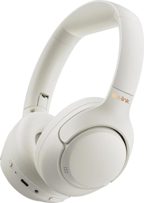 S-Link Doob Beyaz Hybrid Anc Bluetooth Kulaklık - Image 1