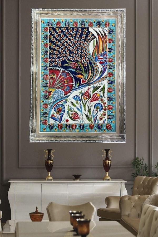 Eporselen El Yapımı Çini Duvar Tablosu (40 Cm X 60 Cm) - Image 1