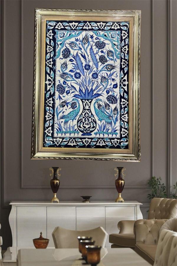 Eporselen El Yapımı Çini Duvar Tablosu (40 Cm X 60 Cm) - Image 1