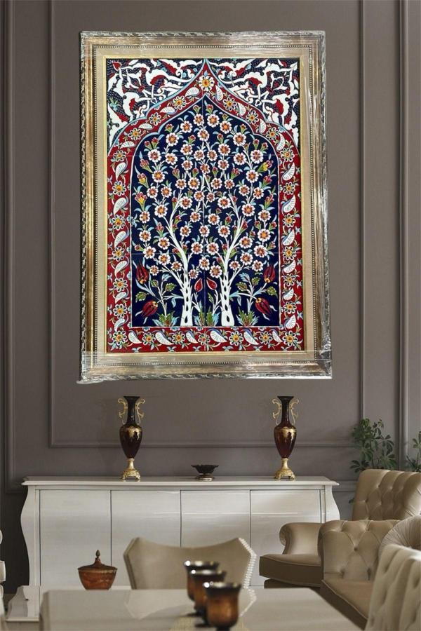 Eporselen El Yapımı Çini Duvar Tablosu (40 Cm X 60 Cm) - Image 1