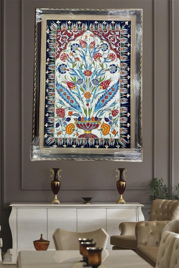 Eporselen El Yapımı Çini Duvar Tablosu (40 Cm X 60 Cm) - Image 1