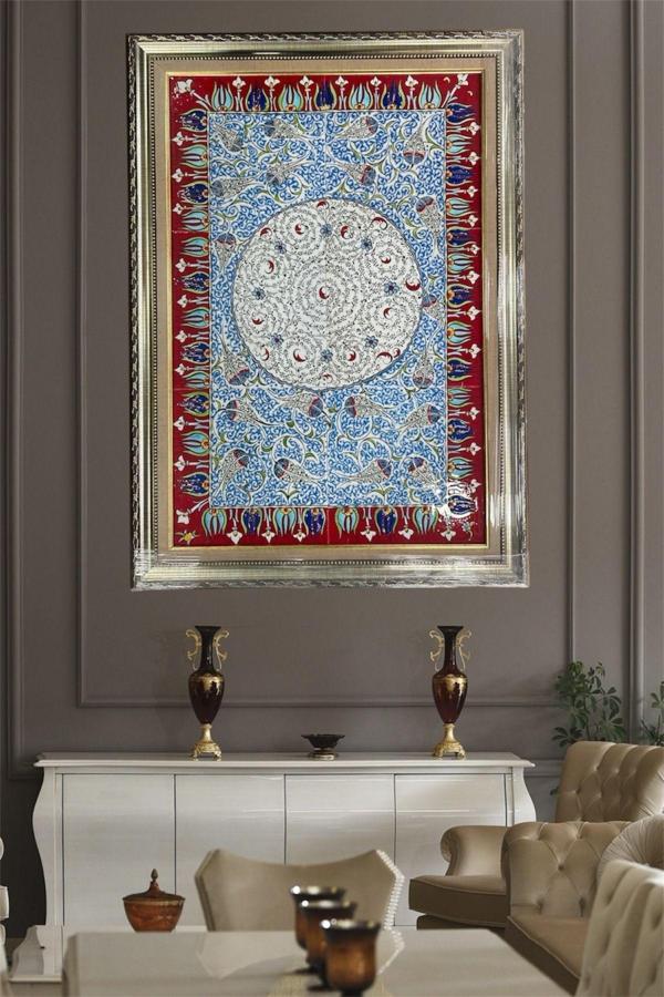 Eporselen El Yapımı Çini Duvar Tablosu (40 Cm X 60 Cm) - Image 1