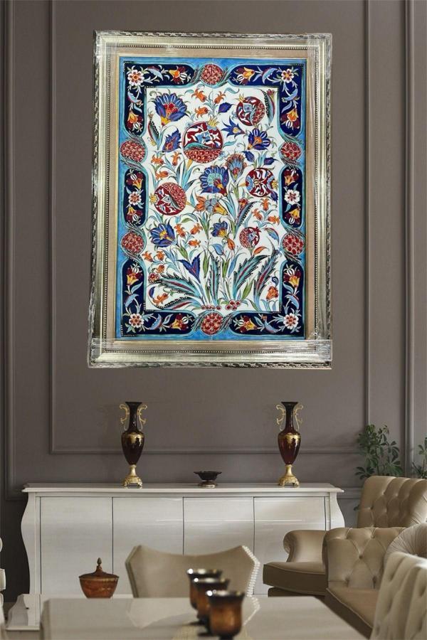 Eporselen El Yapımı Çini Duvar Tablosu (40 Cm X 60 Cm) - Image 1