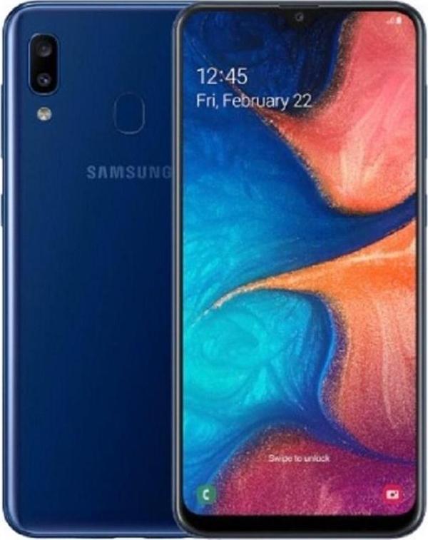 Samsung Galaxy A20 32 GB Mavi YENİLENMİŞ ÜRÜN (sıfır gibi)  - Image 1