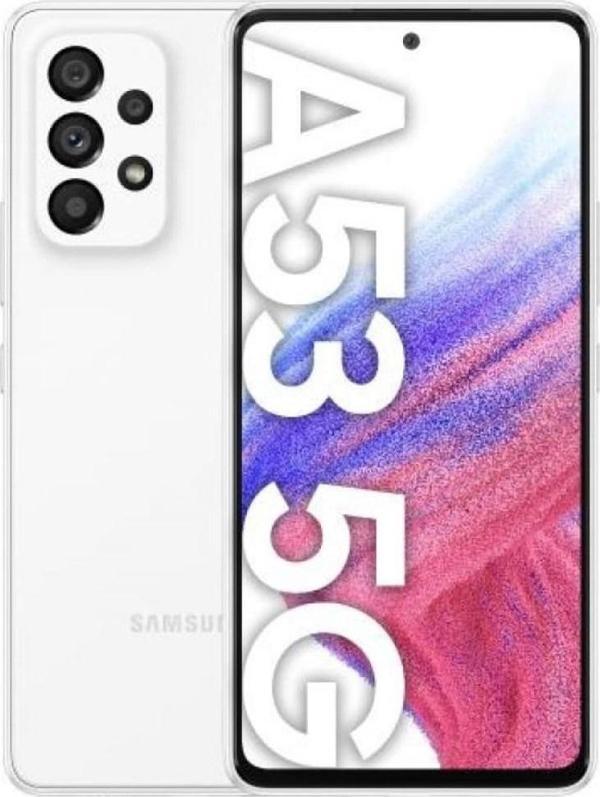 Samsung Galaxy A53 5G Beyaz 128 GB 8 GB Ram (SM-A536E) YENİLENMİŞ ÜRÜN (Sıfır Gibi)  - Image 1