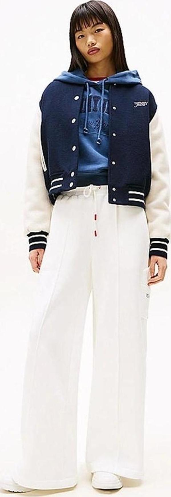 Tommy Hilfiger Kadın Beyaz Jogger Eşofman Altı - Image 1