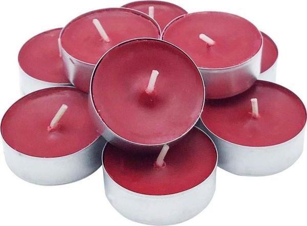 Kokusuz Küçük Renkli Mum 16 lı Tealight Mum Dekoratif Mum - Image 1