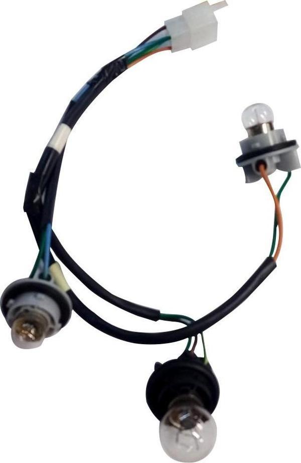Motospartan Arka Stop Ve Sinyal Duyu Tesisatı Komple Honda Spacy 110 - Image 1