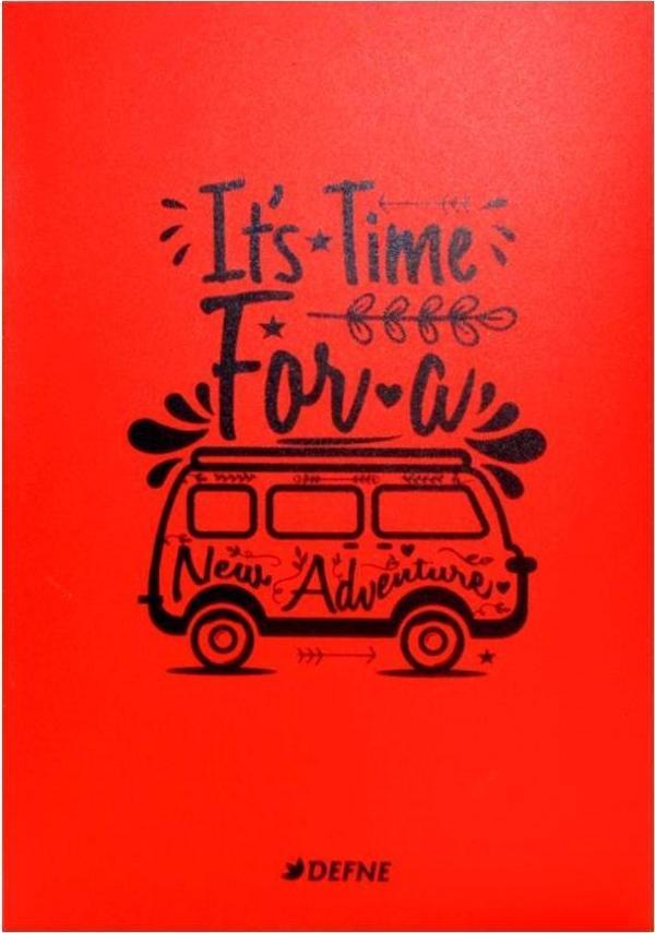 Defne Nebula A5 60 Yaprak Plastik Kapak Dikişli Defter - Image 1