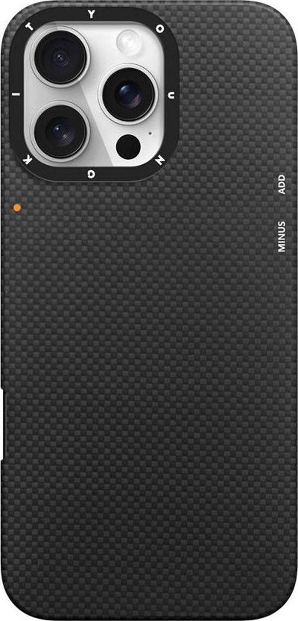 Apple iPhone 16 Pro Max Kılıf Magsafe Şarj Özellikli Aramid Fiber Youngkit 1500D Kevlar Extreme Wing Serisi Kapak - Image 1