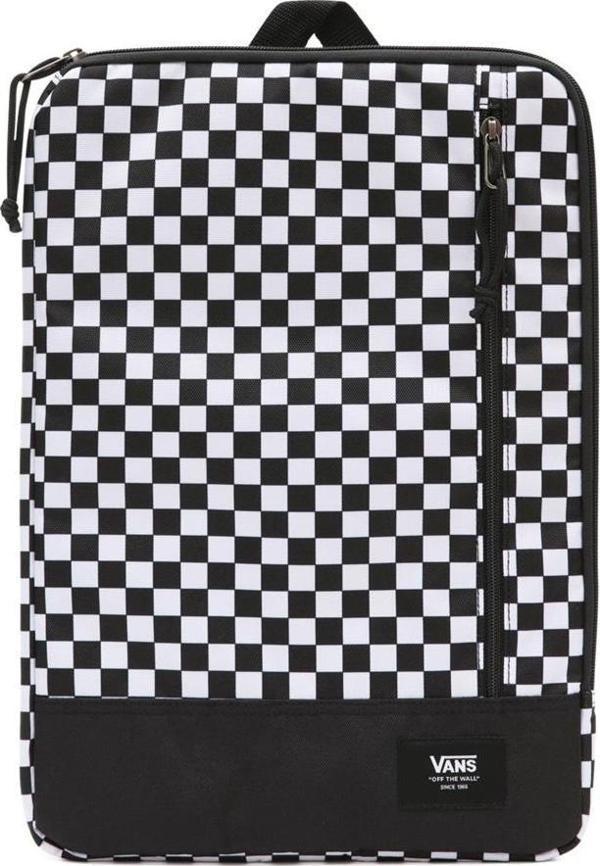 Vans 13-15 İnch Bilgisayar Kılıfı Macbook Çantası Siyah Beyaz - Image 1