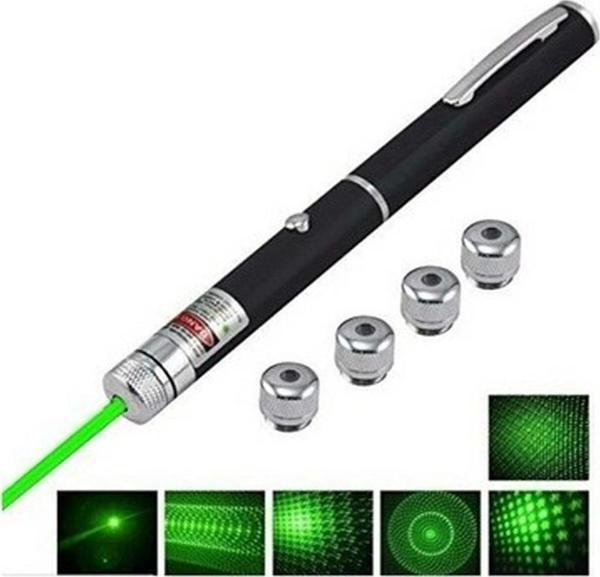 200 Mw 5 Başlıklı Yeşil İşaretleyici Lazer - Image 1