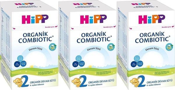 Organik Combiotic Bebek Devam Sütü 800gr No:2 (6. AYDAN İTİBAREN) (3 LÜ SET) - Image 1