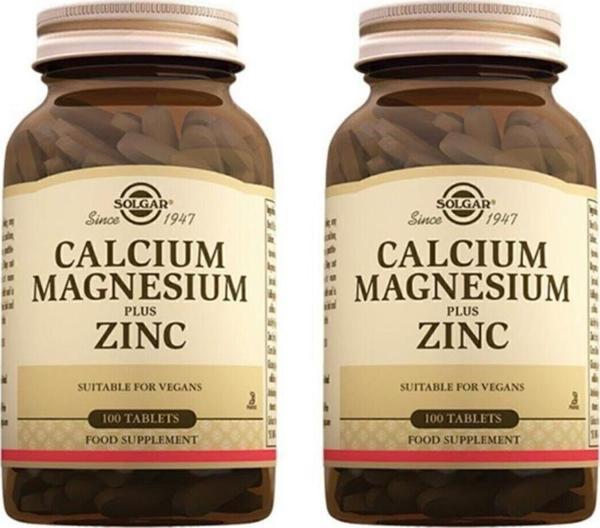 Calcium Magnesium Plus Zinc 100 Tablet 2 Adet - Image 1