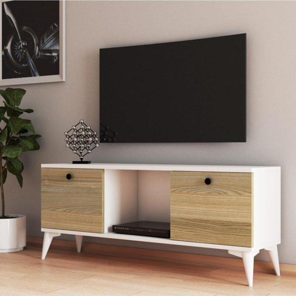 Ferniso Mobilya 120 cm Tv Ünitesi Beyaz-Cordoba - Image 1