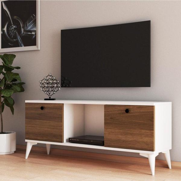 Ferniso Mobilya 120 cm Tv Ünitesi Beyaz-İstanbul - Image 1