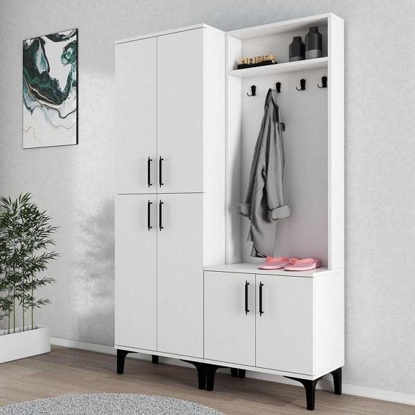 Ferniso Mobilya Portmanto+Ayakkabılık Ceviz - Image 1