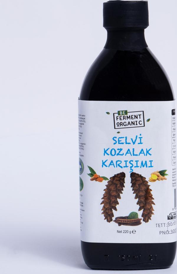 Beorganic Organik Çam Kozalaklı Karışım ( 1 Yaş) Probiyotik Organik Özlü Karışımlı Şurup 220 G - Image 1