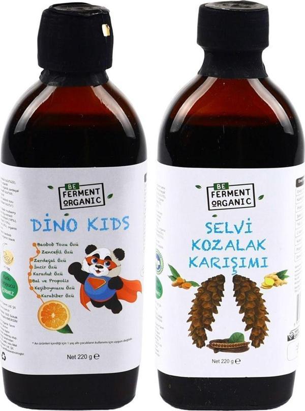 Beorganic Organik Dino Kids Ve Çam Kozalaklı Karışım 220 G*2 Adet - Image 1