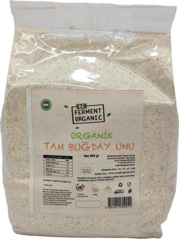 Beorganic Organik Tam Buğday Unu 800 G - Image 1