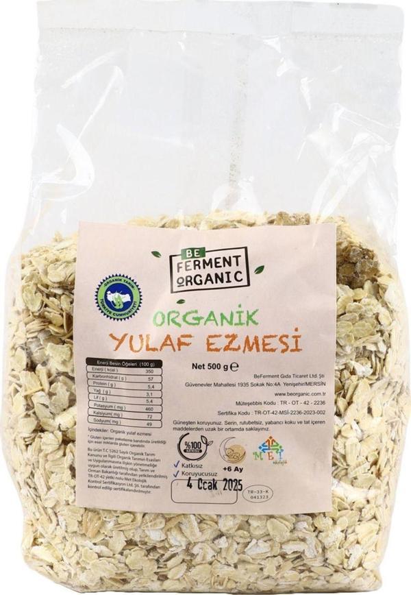 Beorganic Organik Yulaf Ezmesi 500 G - Image 1