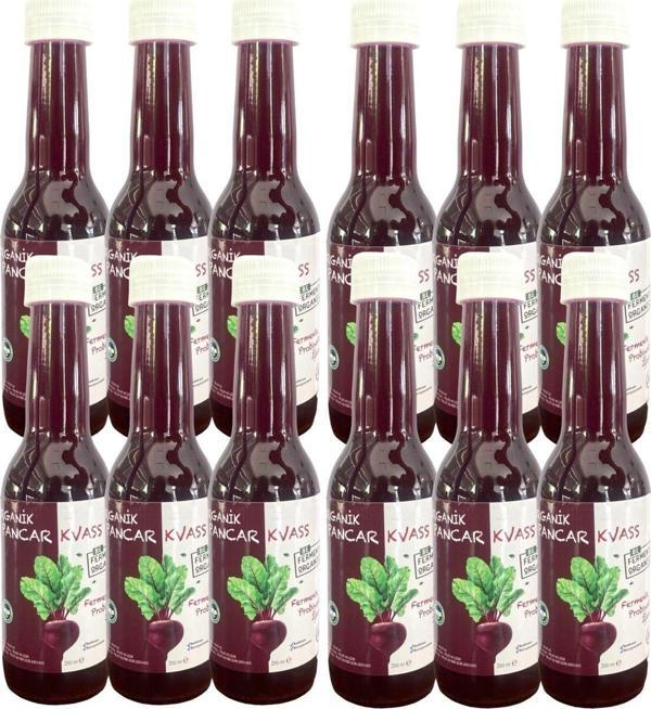 Beferment Organik Pancar Organik Kvass Sade 250 Ml * 12 Adet - Image 1