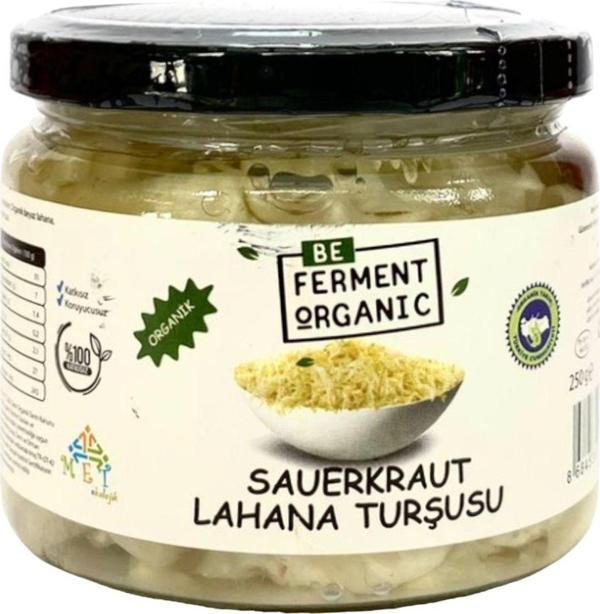 Beferment Organik Sade Saurkraut Lahana Turşusu 250 G - Image 1