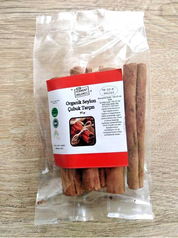 Beferment Organik Seylon Çubuk Tarçın 40 Gr - Image 1