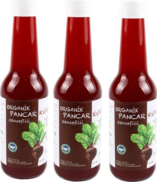 Beferment Organik Zencefilli Pancar Kvass 250 Ml 3 Adet - Image 1