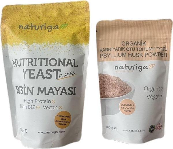 Naturiga Besin Mayası Ve Karnıyarık Otu Tohumu Tozu 2 Li Set - Image 1