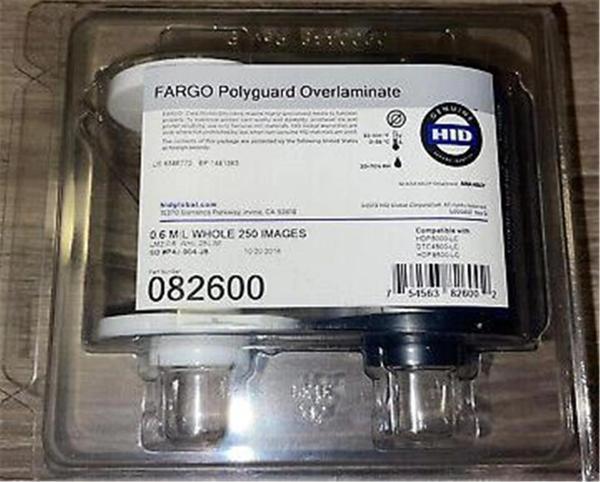 Fargo 082600 Tam Panel YMCKO Laminasyon Ribonu 250 Baskı - Image 1