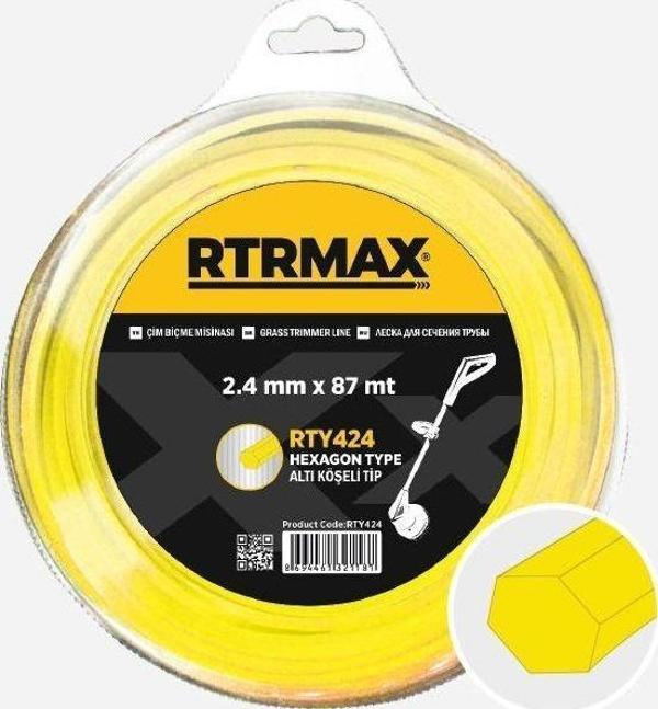 Rtrmax RTY439 4mmx32m Tırpan Misinası Sarı Altıköşe - Image 1
