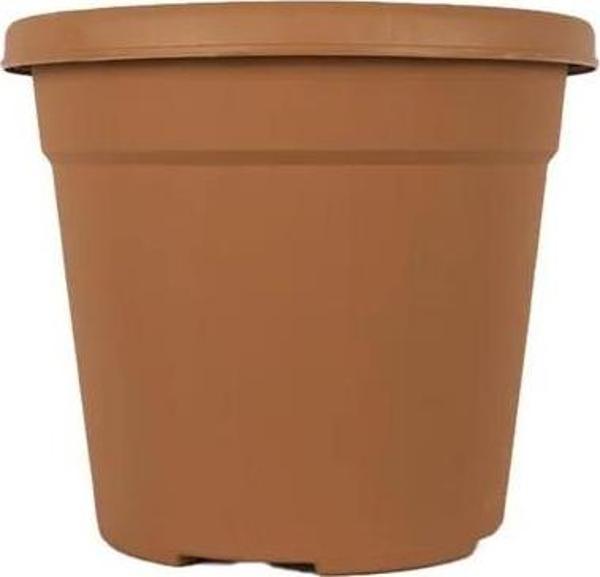 Serinova Vaha Geniş Tabanlı Saksı 14 Lt No 5 Kiremit - Image 1