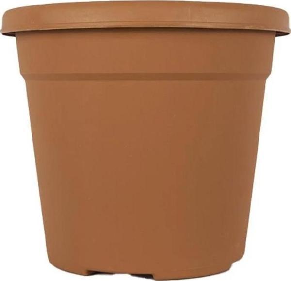 Serinova Vaha Geniş Tabanlı Saksı 21 Lt No 6 Kiremiti - Image 1