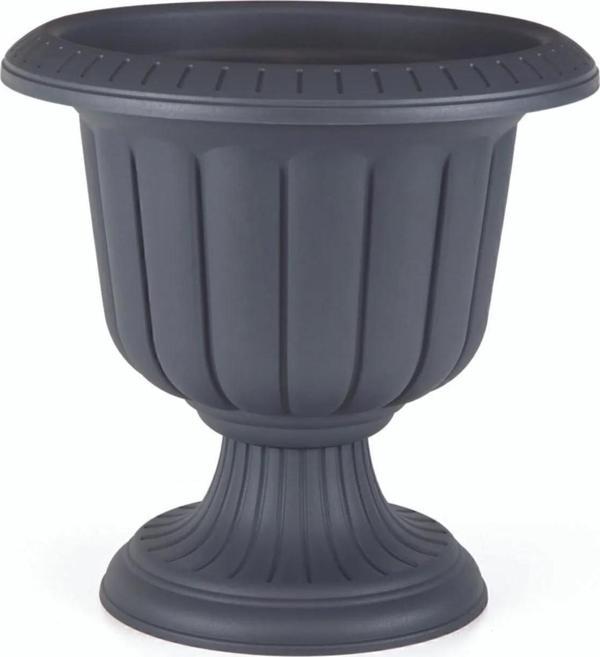 SERİNOVA Znkstore Nergiz Saksı NO:3 Dekoratif Antrasit Renk - Image 1