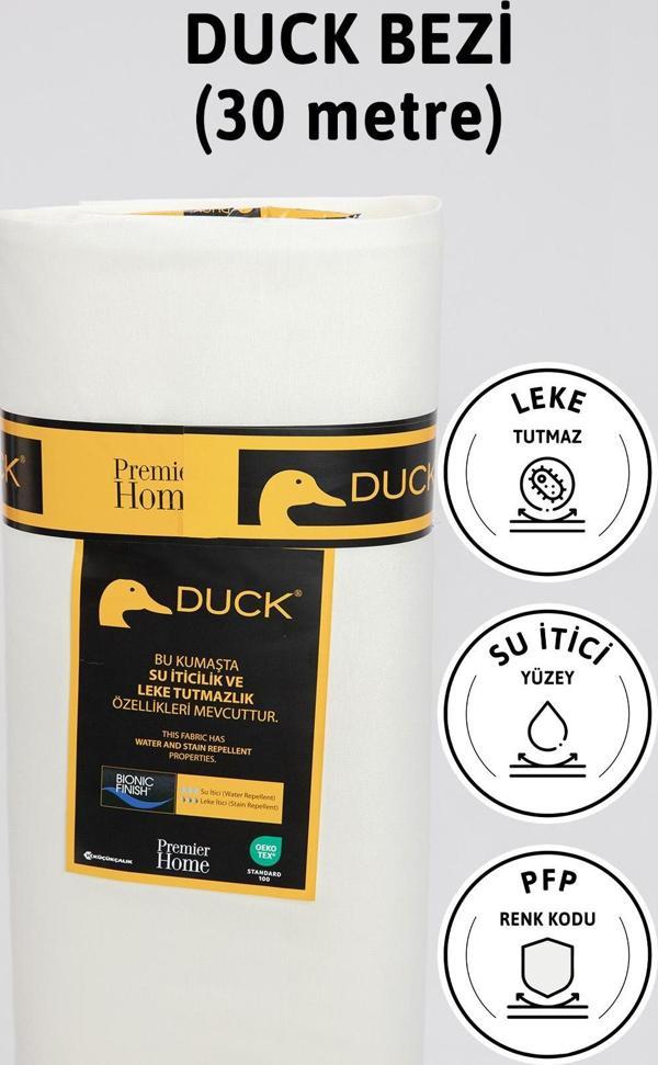 Premier Metrelik Duck Keten Kumaş Su İtici Bez 30 Metre PFP - Ekru - Image 1
