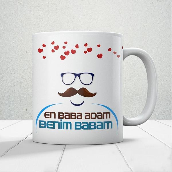 En Baba Adam Benim Babam Baskılı Babalar Günü Kupa Bardak Kahve Kupa Bardak - Image 1