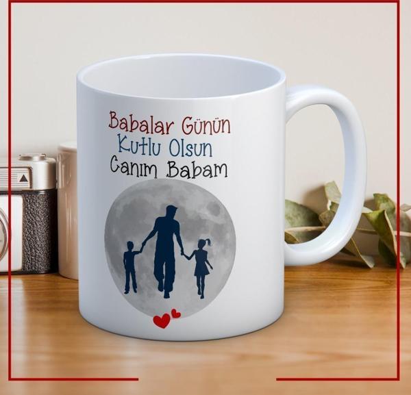 Canım Babam Baskılı Babalar Günü Kupa Bardak Kahve Kupa Bardak-Mod18 - Image 1