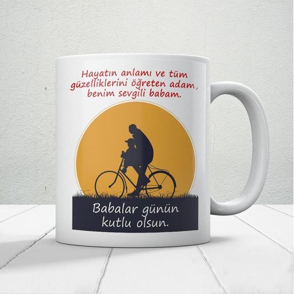 Benim Sevgili Babam Baskılı Babalar Günü Kupa Bardak Kahve Kupa Bardak-2 - Image 1