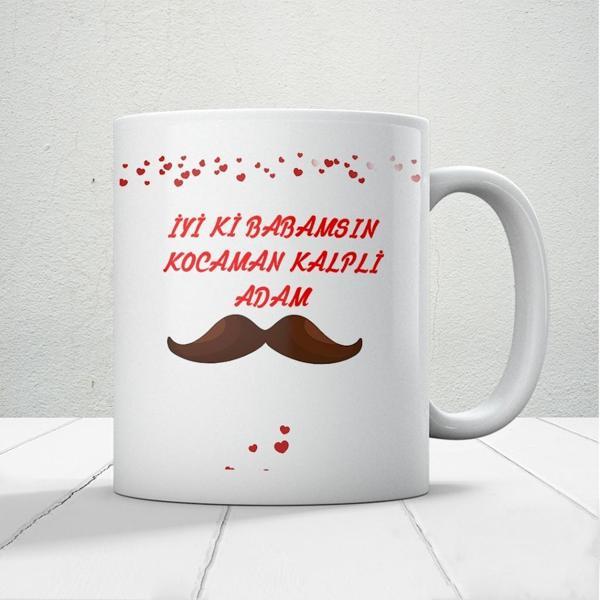 İyi Ki Babamsın Baskılı Babalar Günü Kupa Bardak Kahve Kupa Bardak - Image 1